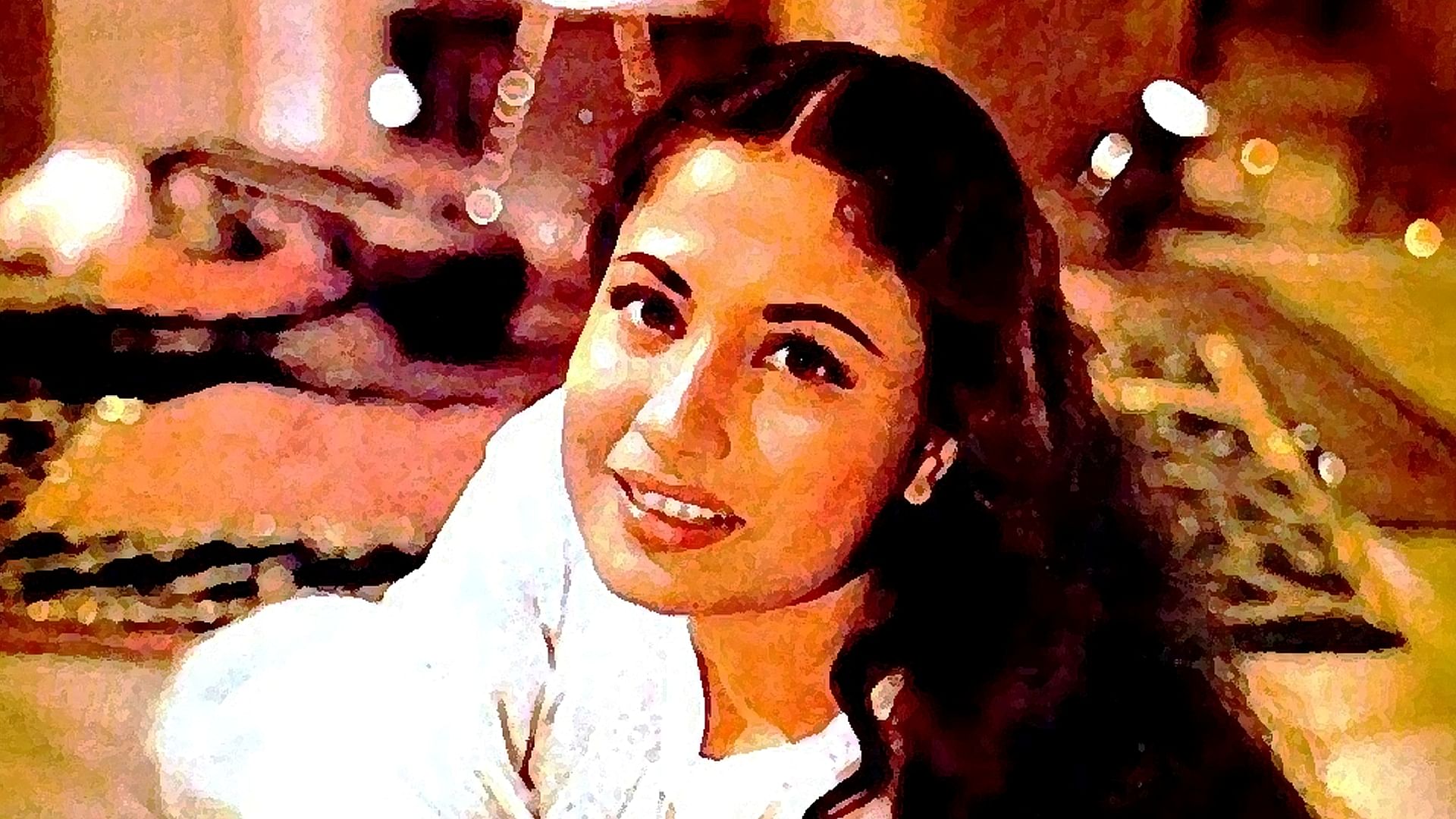 Meena Kumari was as great a poetess as she was an actress (Photo: Twitter; altered by The Quint) &nbsp;
