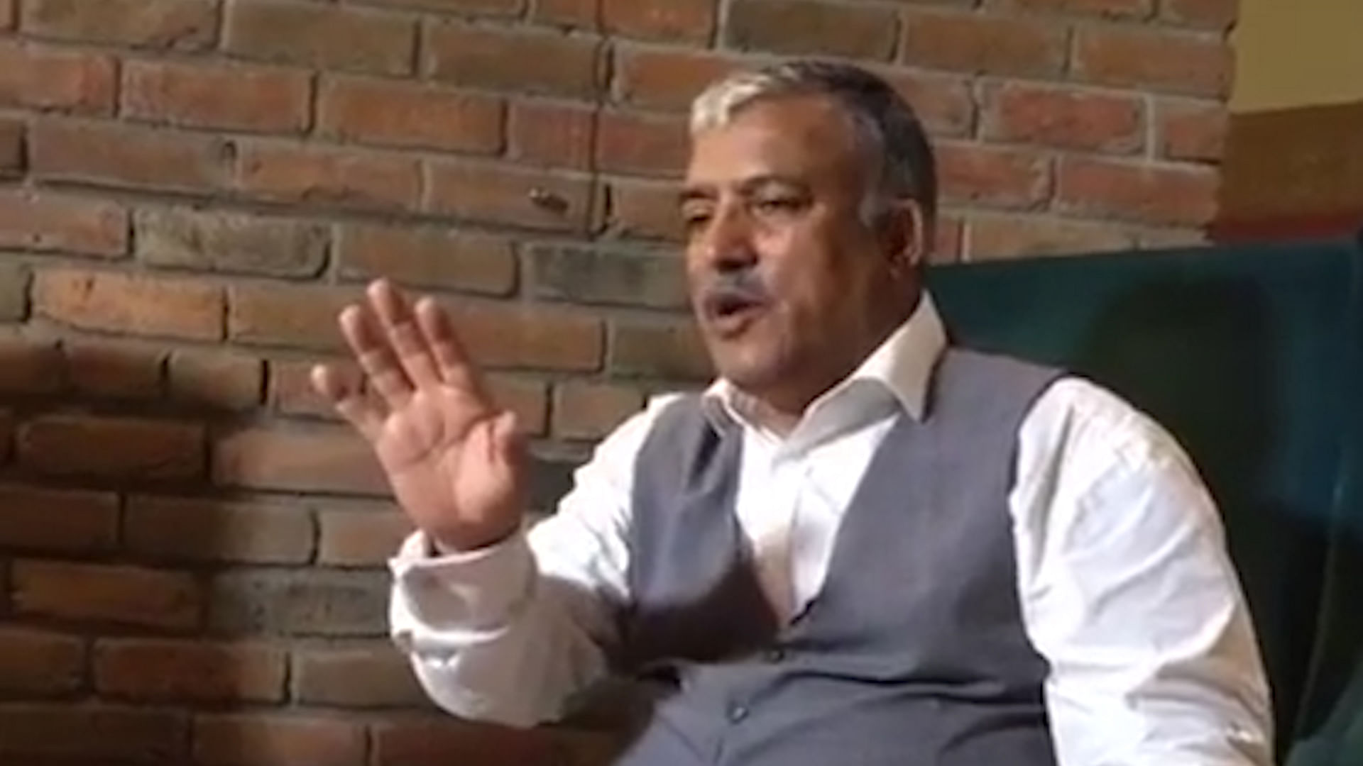 Hashim Qureshi talks about Burhan Wani’s death and Kashmir’s issue (Photo: ANI Screengrab)