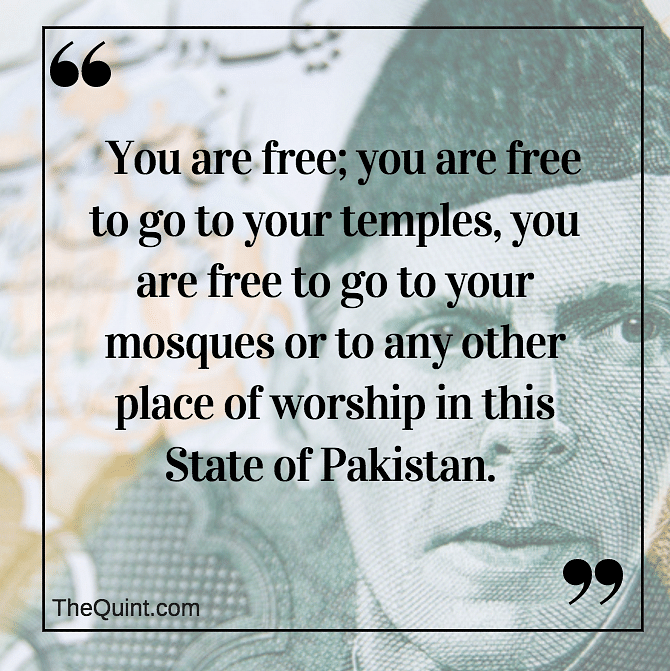 On 11 August 1947, Jinnah gave a speech outlining his vision for Pakistan.