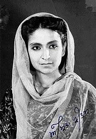 A young Amrita Pritam.
