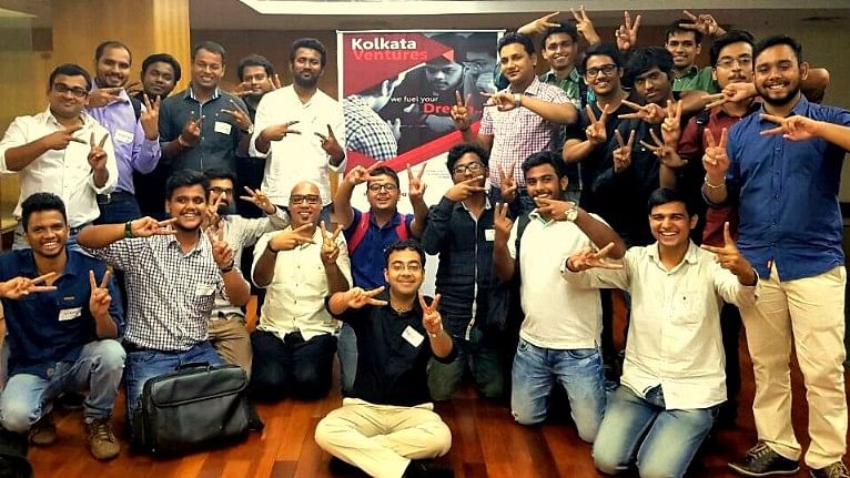 Startup enthusiasts at a Kolkata Ventures gathering. (Photo: Sujoy Dhar/ <b>The Quint</b>)