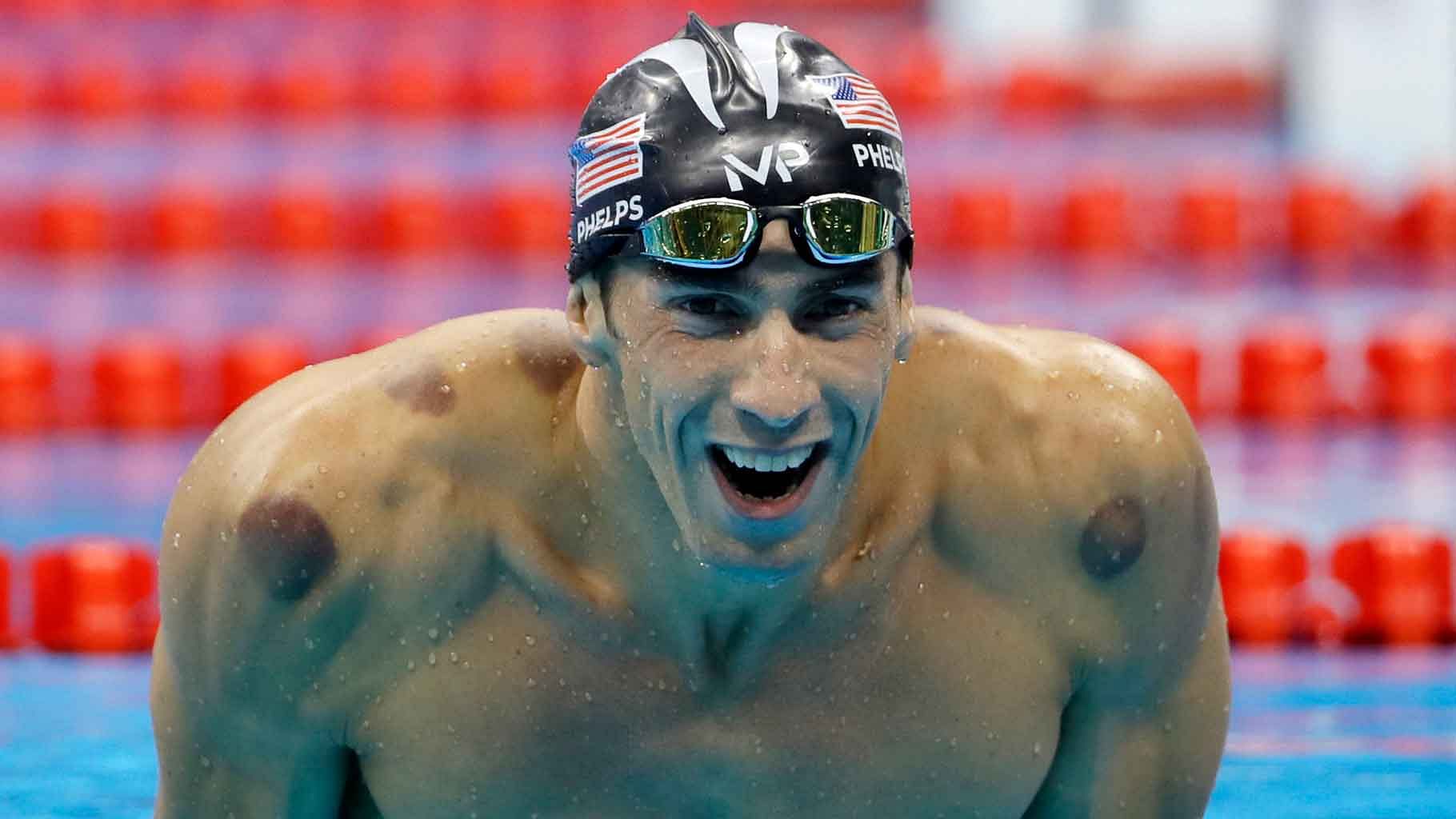 The champion swimmer and Olympian record breaker spoke about a his battle with depression.