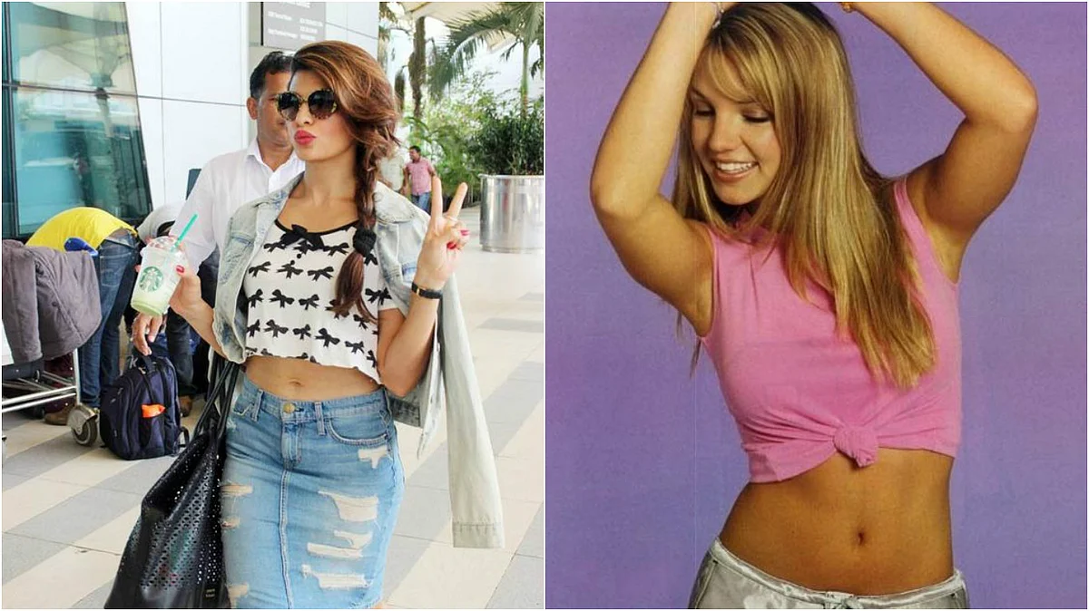 Jacqueline Fernandez (left), Britney Spears (Photo Courtesy: Pinterest.com)