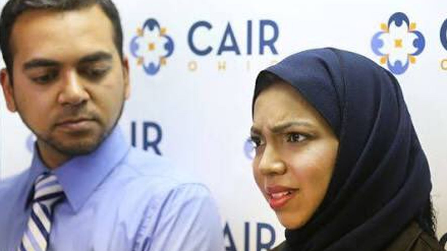 Faisal and Nazia Ali at CAIR press release. (Photo Courtesy: Twitter/<a href="https://twitter.com/MyVoteTodayNews/status/761525685613580289">@MyVoteTodayNews</a>)