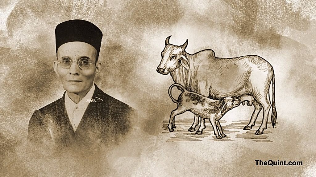 VD Savarkar’s practical thoughts about cow were unacceptable to Hindus. (Image: <b>The Quint</b>/Hardeep Singh)