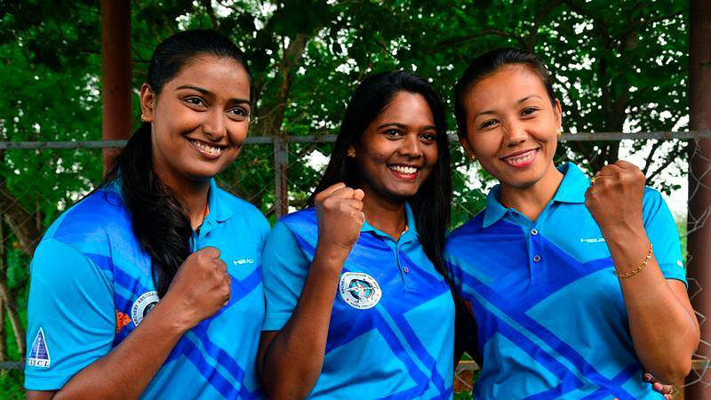 Deepika Kumari, Laxmi Rani Majhi and Laishram Bombayla Devi are representing India in the women’s archery event, as well as the individual event at this Games. 