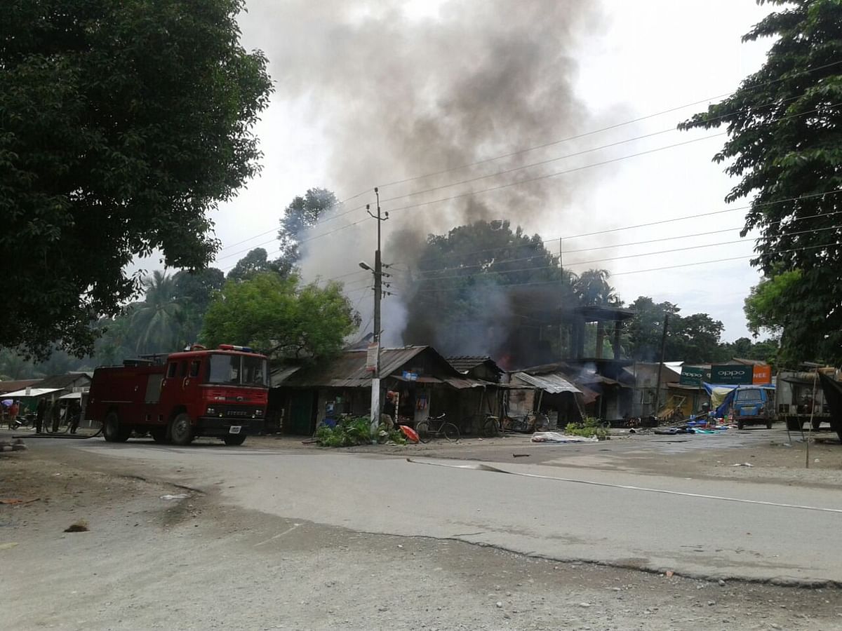 The attack happened at the crowded Balajan Tinali market in Assam’s Kokrajhar district on Friday. 