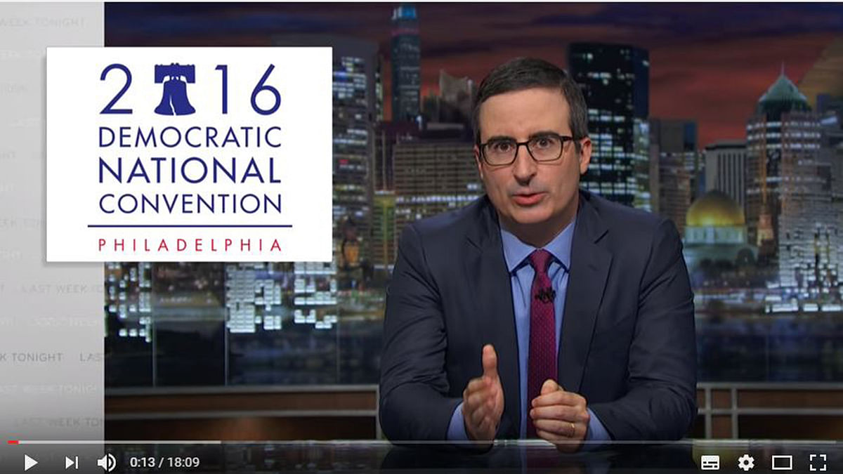 John Oliver Takes Down DNC Speakers, But Saves His Best for Trump