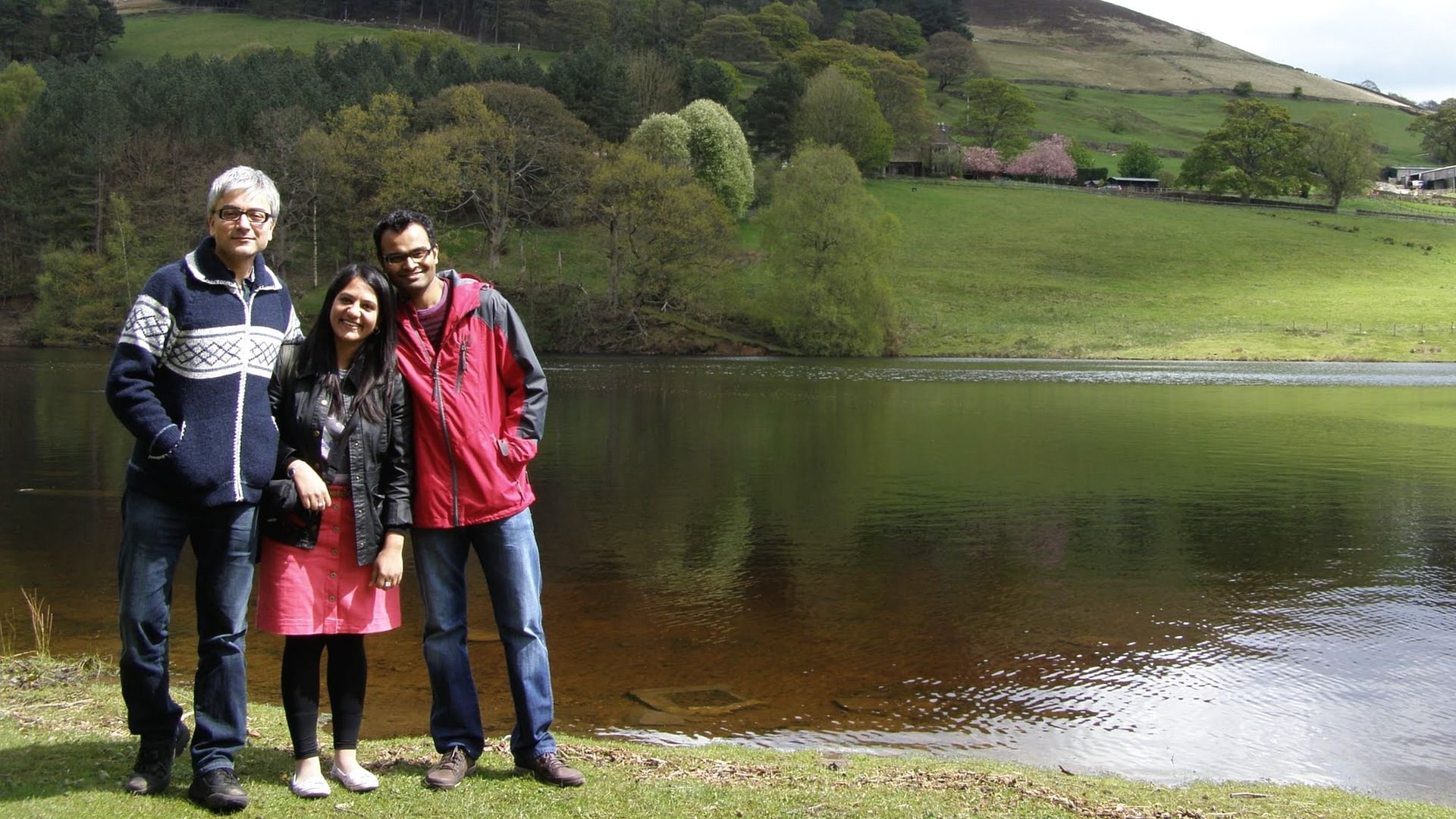 Bobby Tiwana and Abhijit Shetty share their lives and stories with me at a lakeside in Sheffield. (Photo: Megha Mathur)