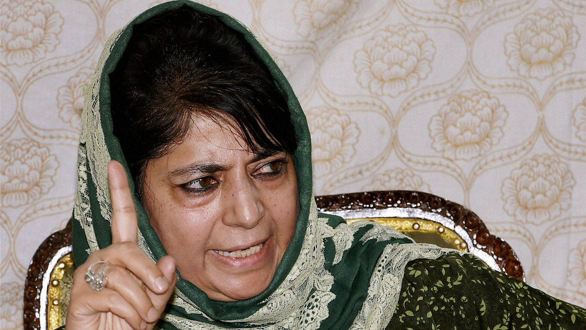 'Placed Under House Arrest', Says Mehbooba Mufti, Posts Photos of Locked Gates