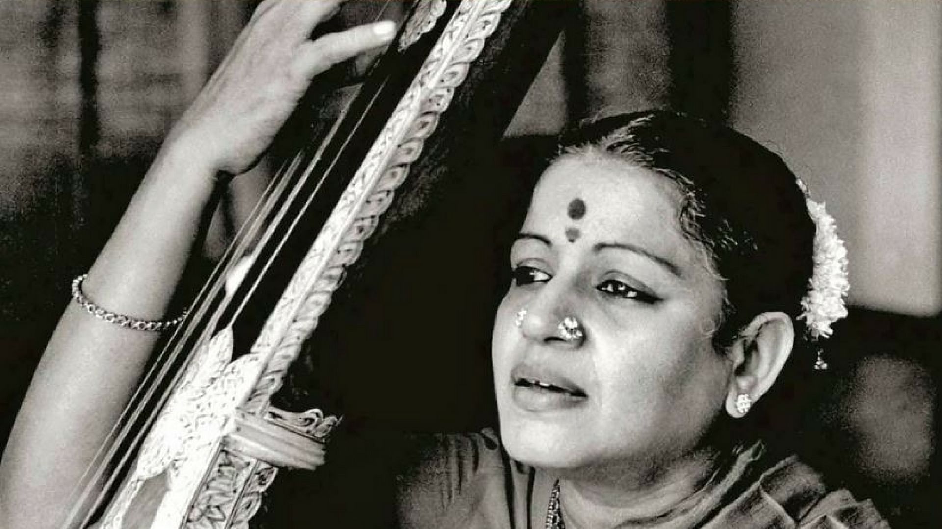 Carnatic music legend MS Subbulakshmi has been honoured with a stamp by UN to mark her birth centenary. (Photo Courtesy: <a href="https://twitter.com/AkbaruddinIndia/status/762110962488967168/photo/1?ref_src=twsrc%5Etfw">Twitter/Syed Akbaruddin</a>)