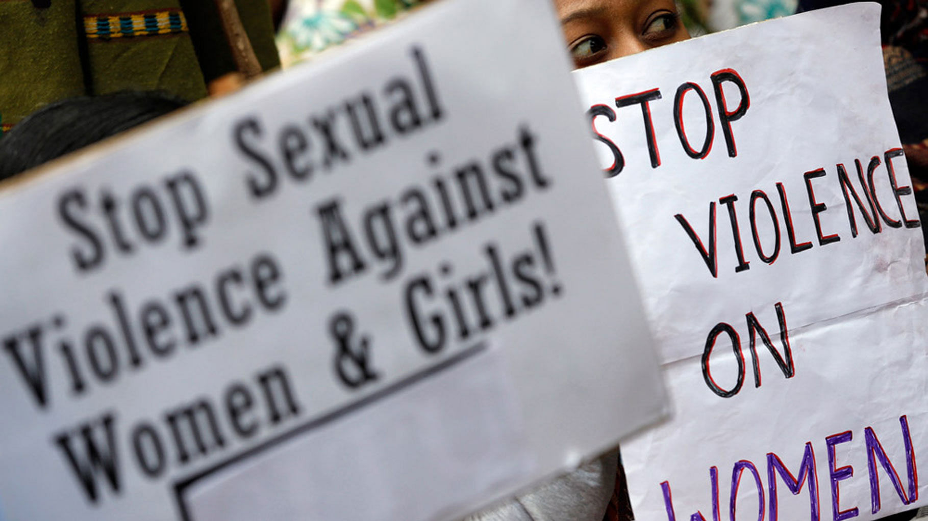 Representational image of protest against sexual violence.