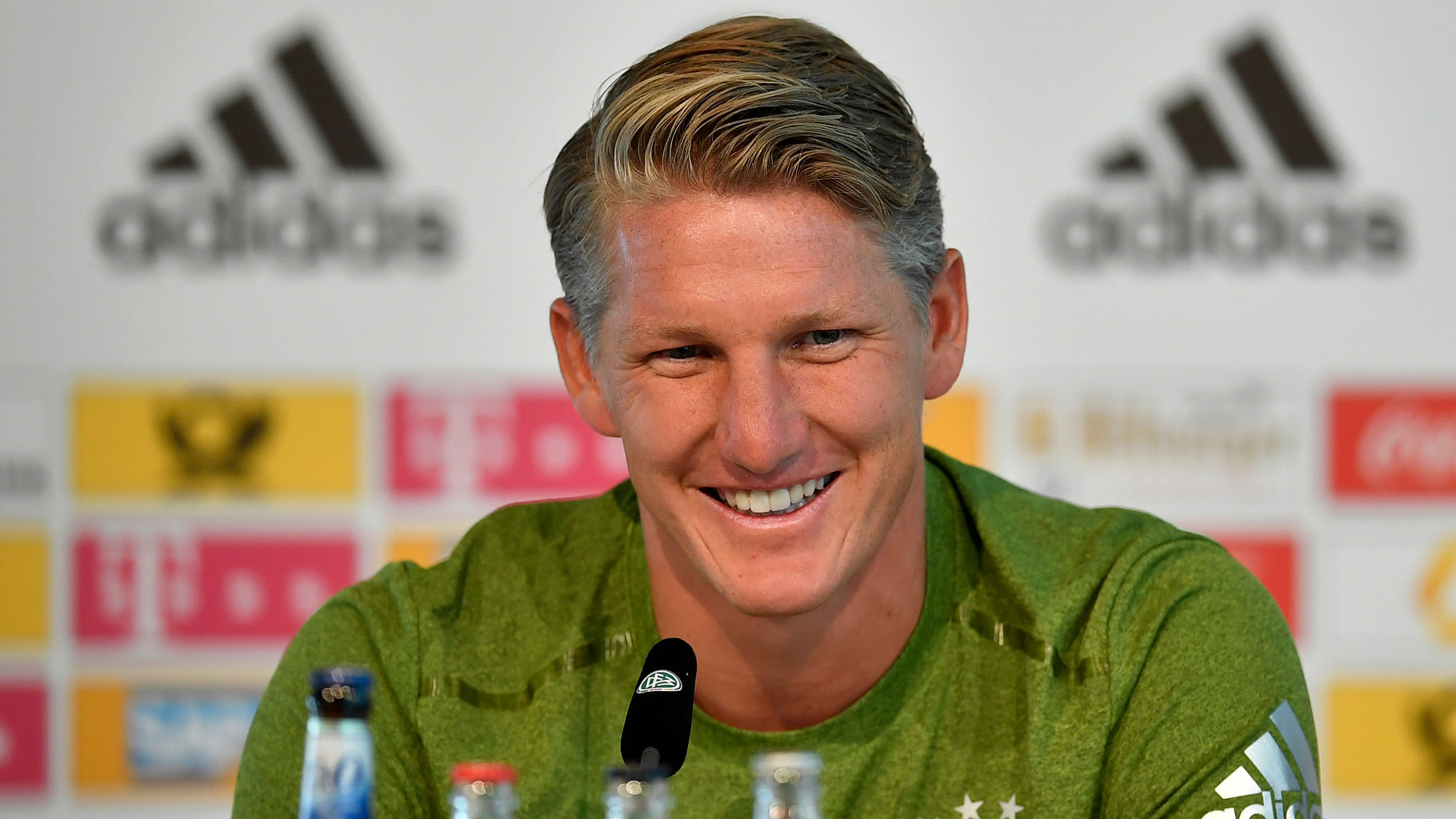 Germany’s captain Bastin Schweinsteiger will play his last International match against Finland in a friendly. (Photo: AP)