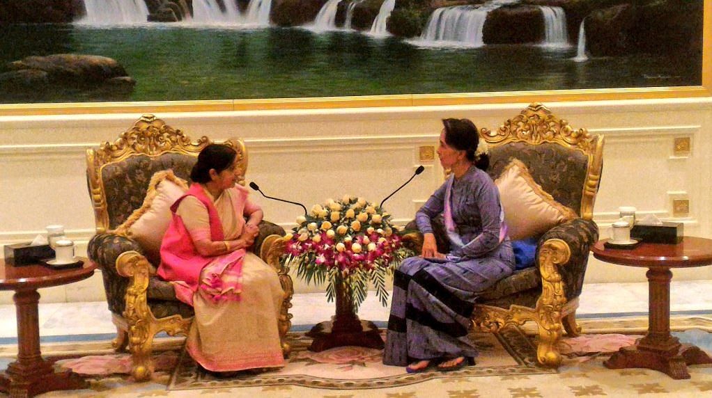  Htin Kyaw’s visit to India is probably to find some kind of a balance in ties between  India and China.