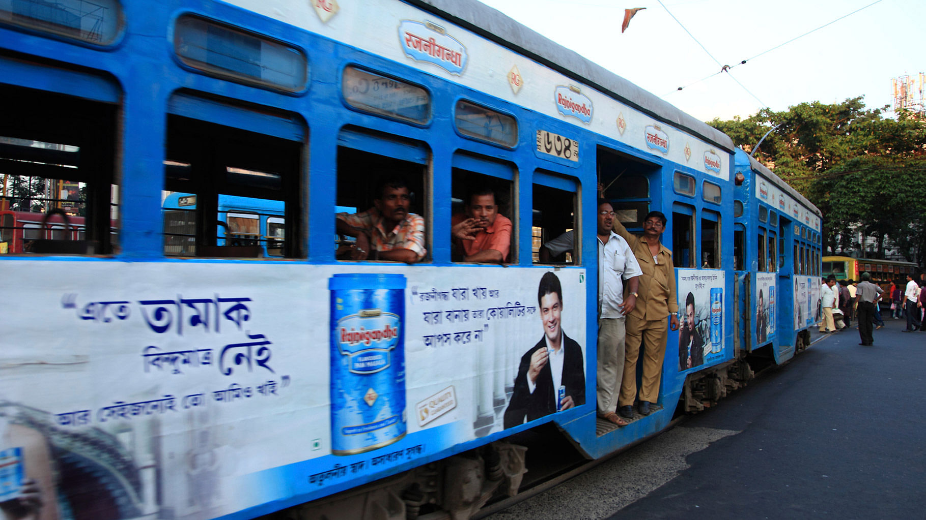 People traveling by tram in Kolkata, West Bengal. (Photo: iStockphoto)