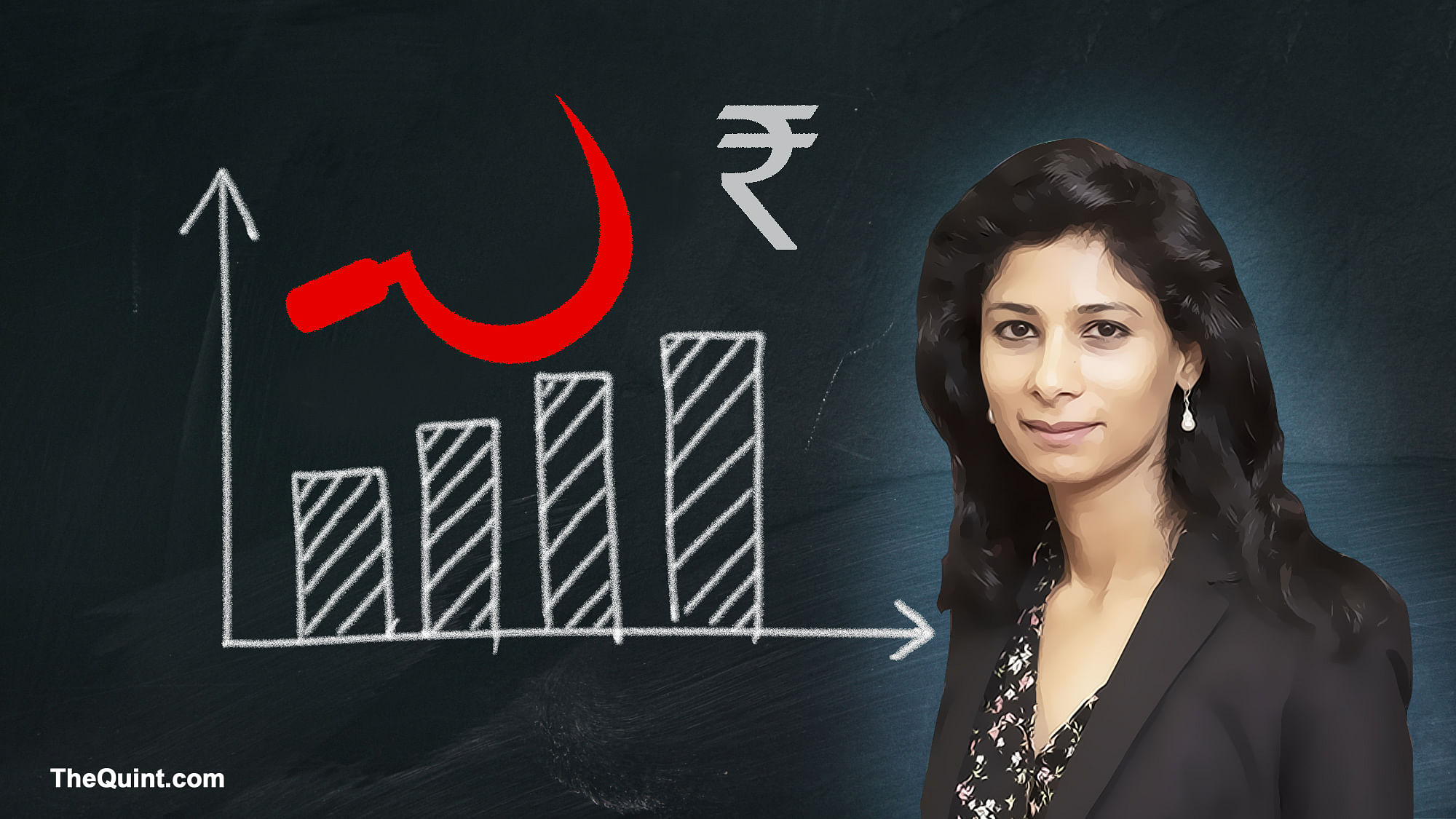 

Why is the CPI(M)  so averse to Harvard University economist Gita Gopinath being appointed as economic adviser to the Kerala government?  (Photo: <a href="http://scholar.harvard.edu/gopinath/home">Harvard.edu</a>/ Altered by <b>The Quint</b>)