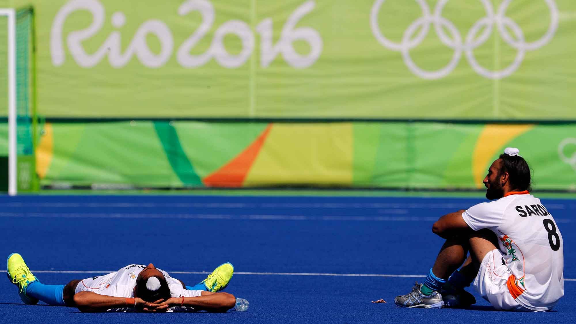 The Indian Men’s Hockey team got knocked out of the Rio Olympics in the quarterfinals. (Photo: AP)