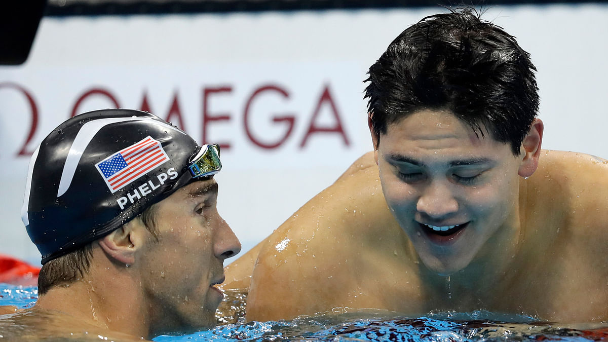 Singapore’s Joseph Schooling won his country’s first Olympic Gold by beating Michael Phelps in the 100m Butterfly.