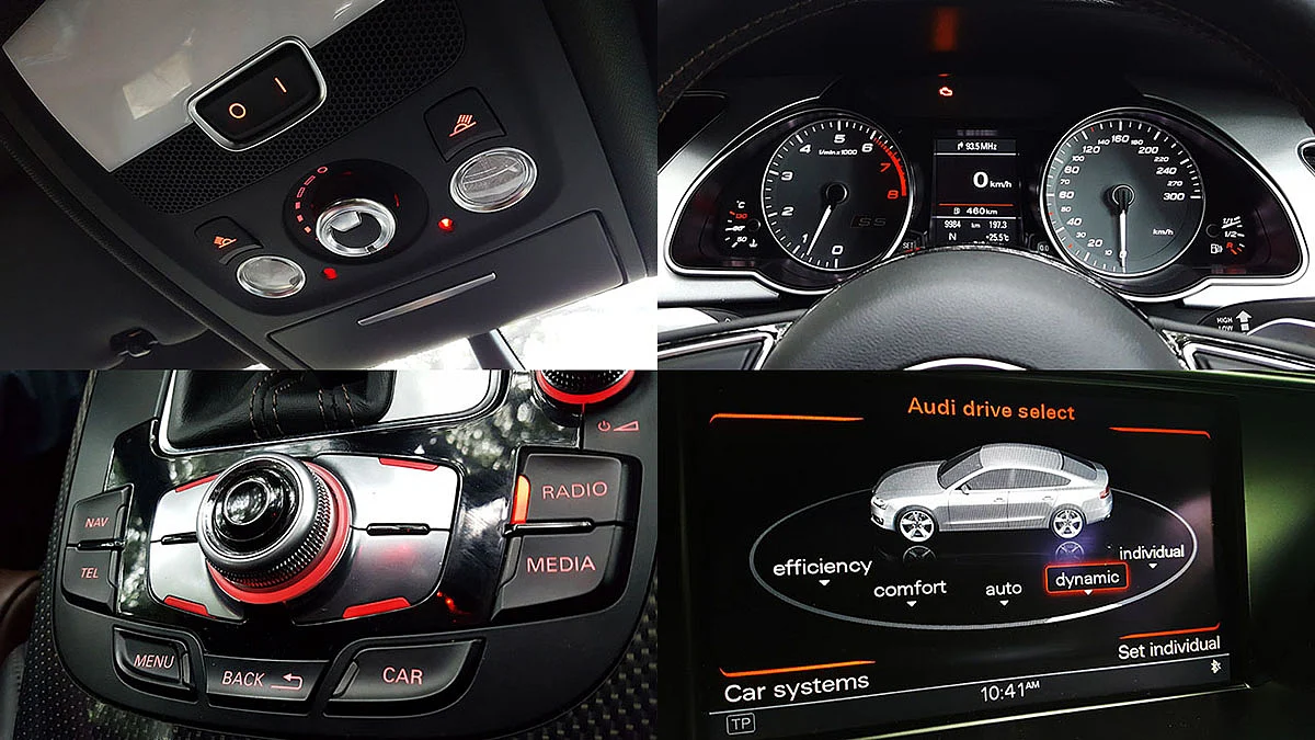 The interior controls available on the Audi A5. (Photo Courtesy: Motorscribes)