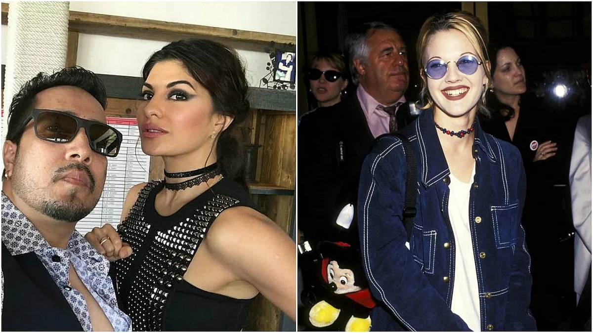 Jacqueline Fernandez (left), Drew Barrymore (Photo Courtesy: Pinterest.com)