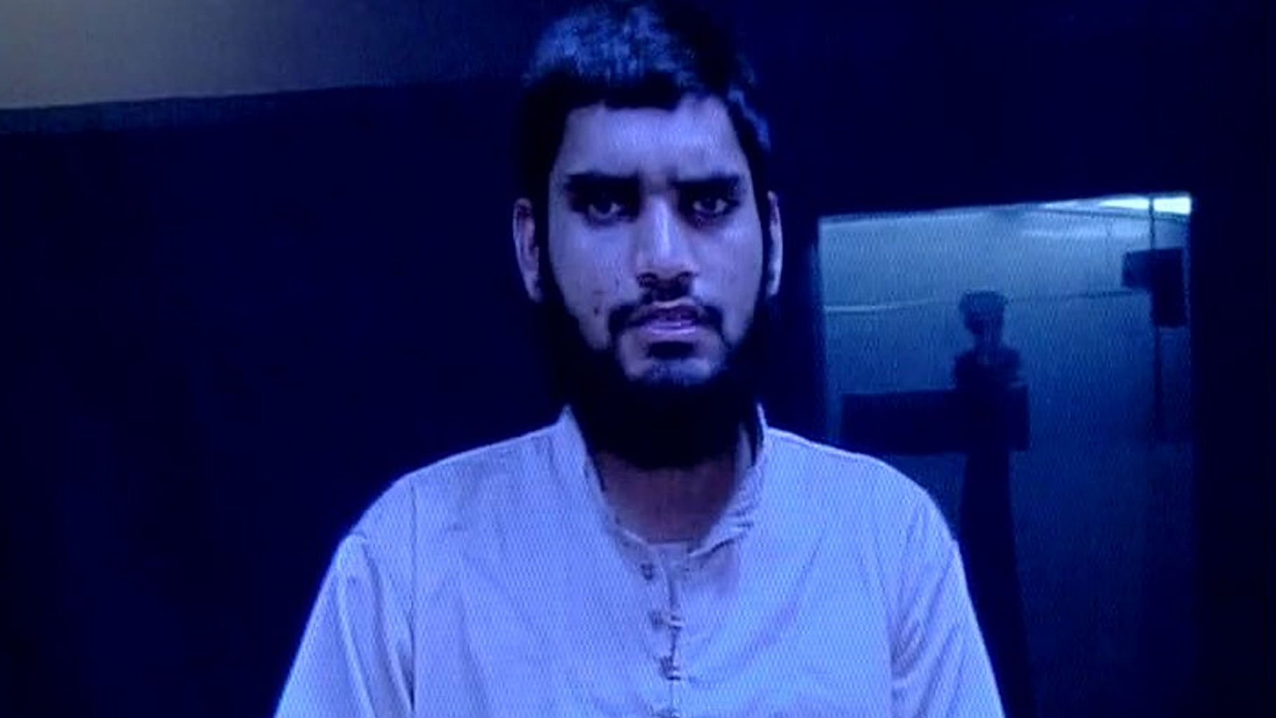 Bahadur Ali in the confession video released by the NIA. (Photo: ANI Screenshot)