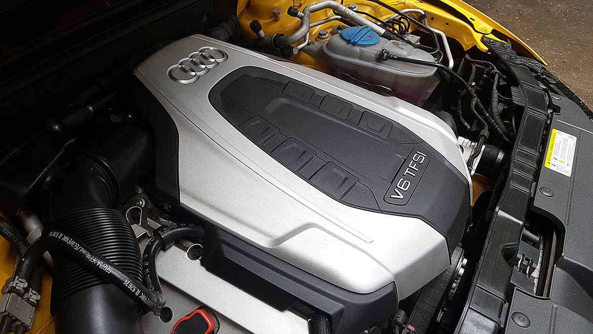 The 3-litre V6 engine powering the Audi A5. (Photo Courtesy: Motorscribes)
