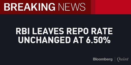 RBI has also decided to keep the cash reserve ratio (CRR) of scheduled banks untouched at 4.0 percent.