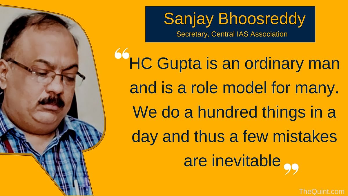 Many bureaucrats have openly aired their support for officer HC Gupta, who is an accused in the coal scam case.