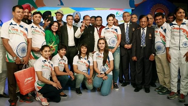 A part of the Indian contingent that participated in Rio Olympics 2016. (Photo: IANS)