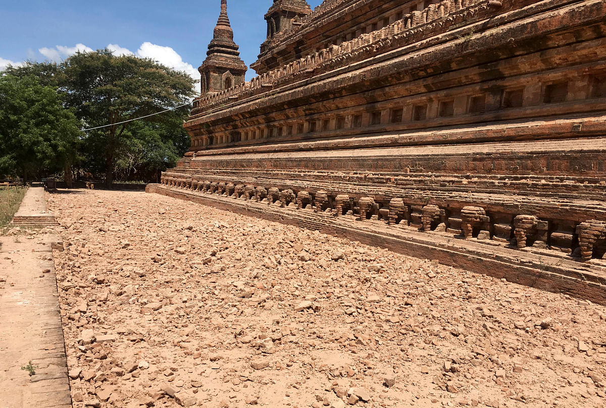 The temples of Bagan are Myanmar’s biggest tourist attraction, and are considered to be a major historical landmark.