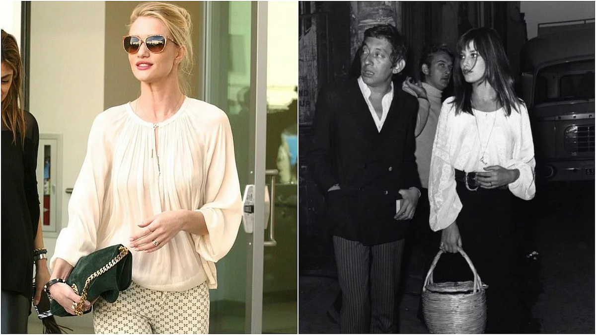 Rosie Huntington-Whiteley (left), Actress Jane Birkin (Photo Courtesy: Pinterest.com)