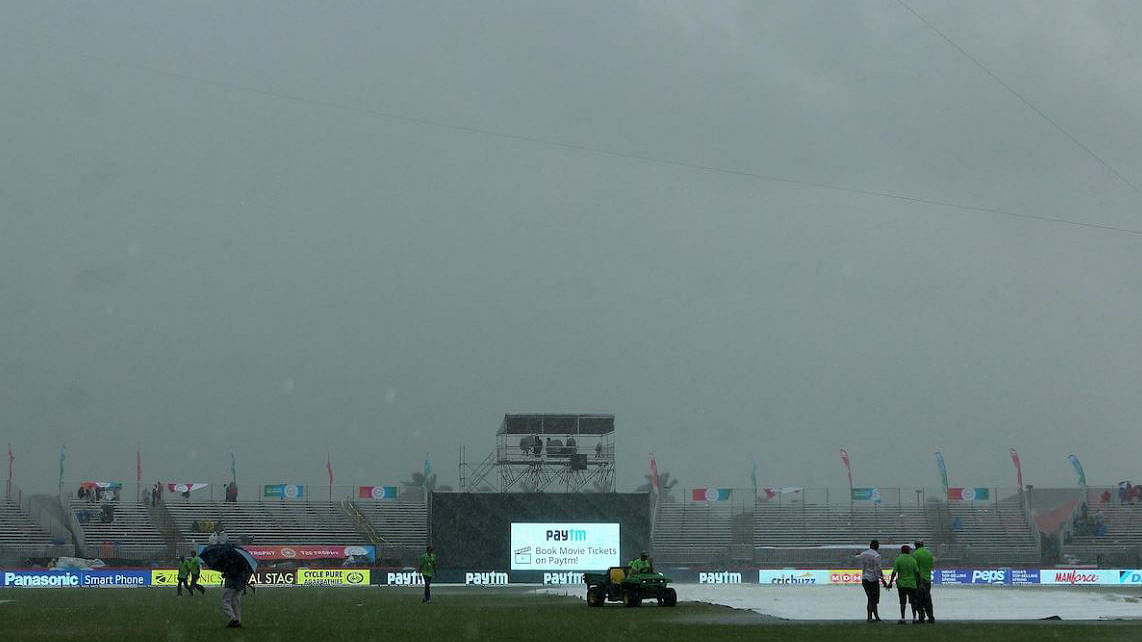 Both skippers had different opinions about the wet outfield which let to the cancellation of the 2nd T20 match.