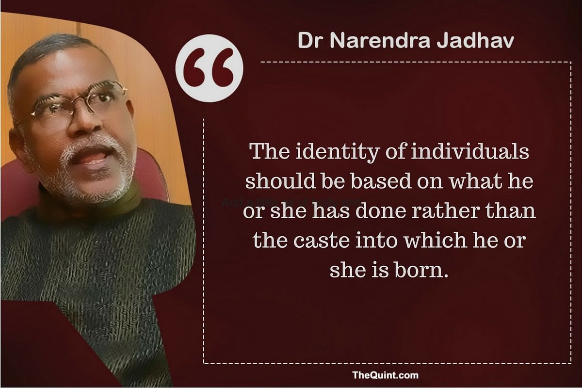 Dr Narendra Jadhav says his bill to boycott surnames is about starting a debate about casteism in the country.