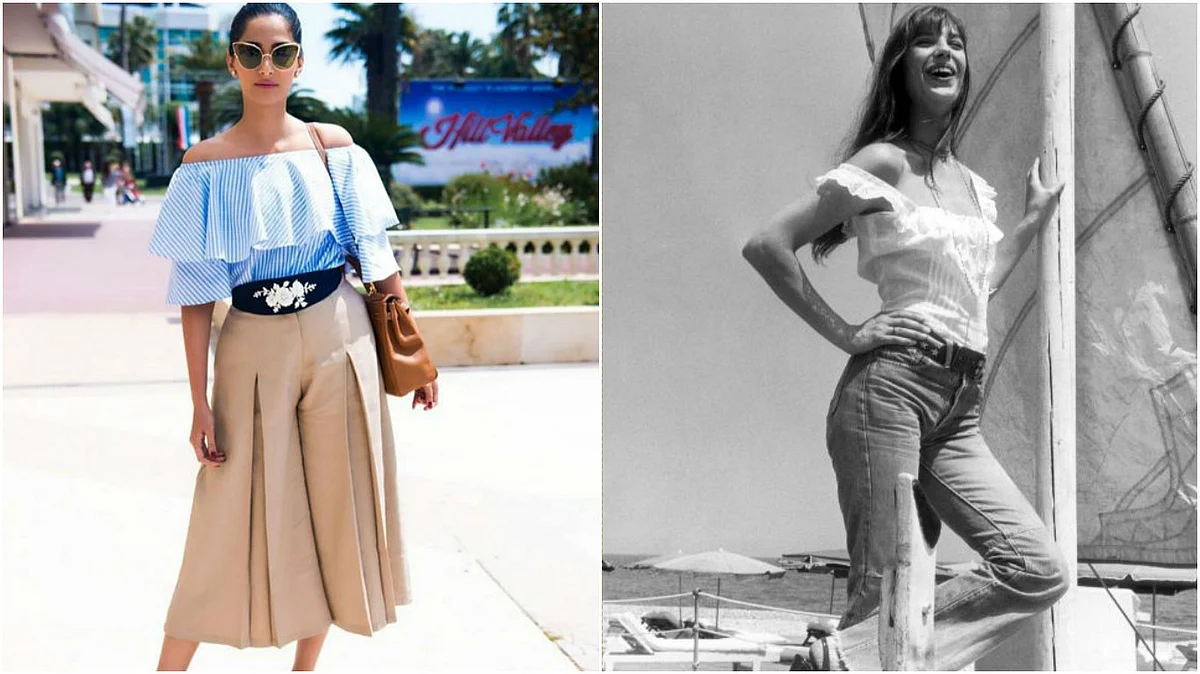 Sonam Kapoor (left), actress Jane Birkin (Photo Courtesy: Pinterest.com)