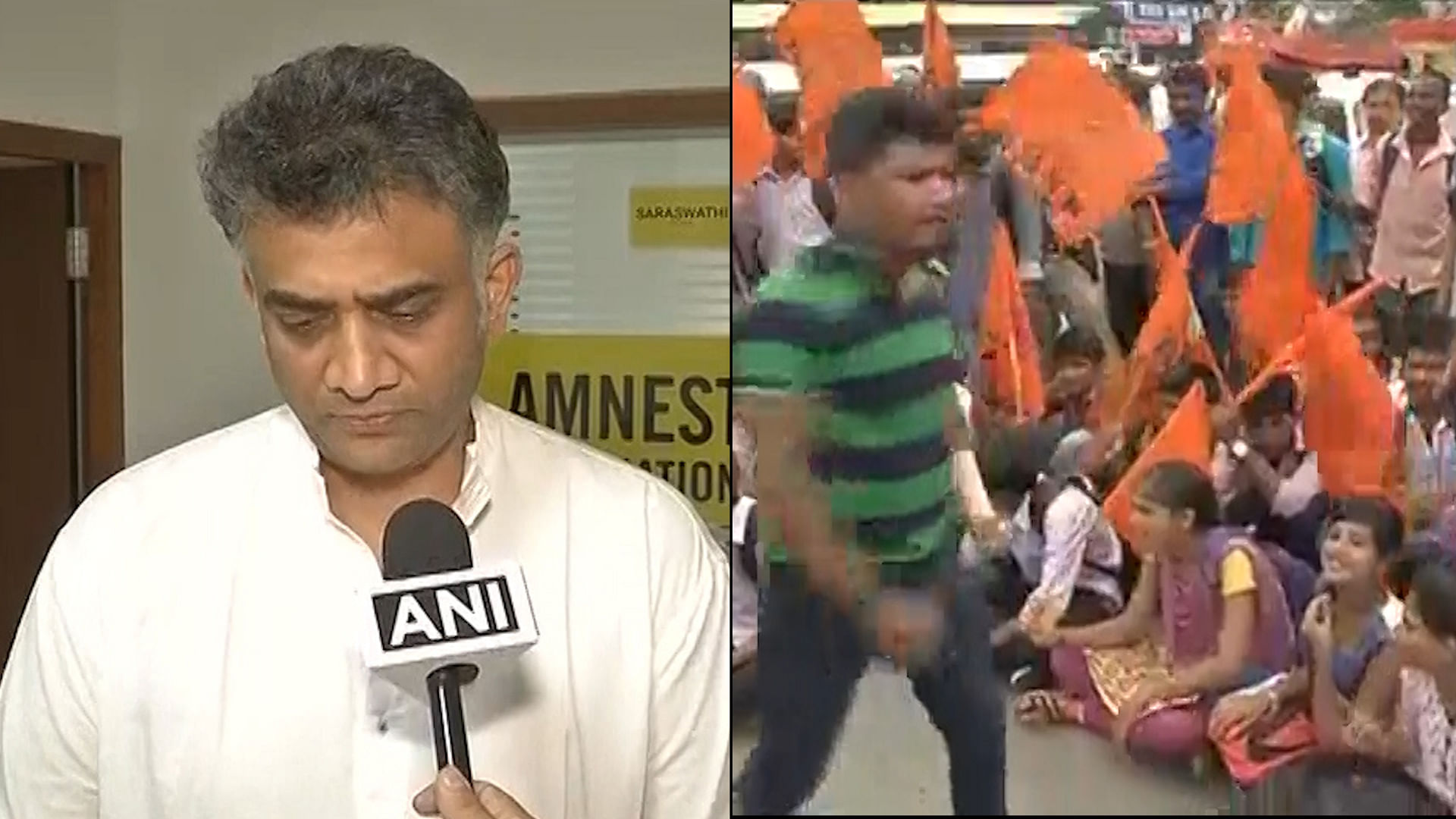 Aakar Patel, the Director of Amnesty International has rebutted the FIR that was registered against the group. (Photo: ANI screengrab)