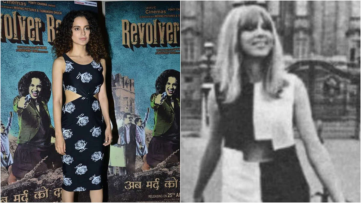 Kangana Ranaut (left), Model Pattie Boyd (Photo Courtesy: Pinterest.com)