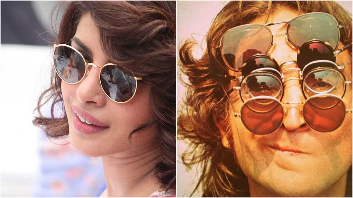Priyanka Chopra (left), John Lennon (Photo Courtesy: Pinterest.com)