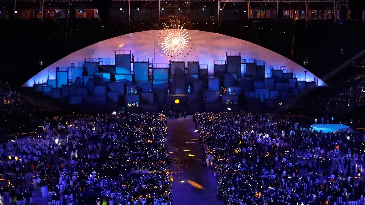 Latest updates and pictures from the opening ceremony of the 31st Olympic Games.