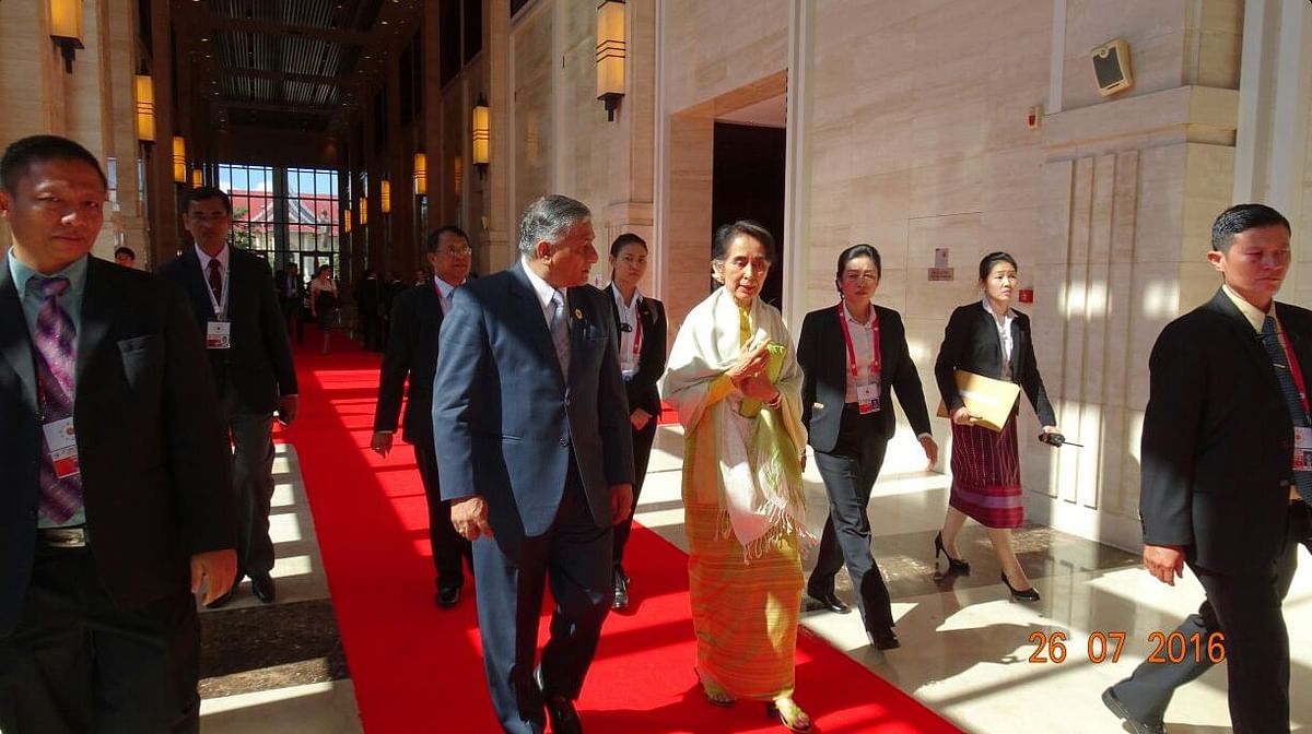  Htin Kyaw’s visit to India is probably to find some kind of a balance in ties between  India and China.
