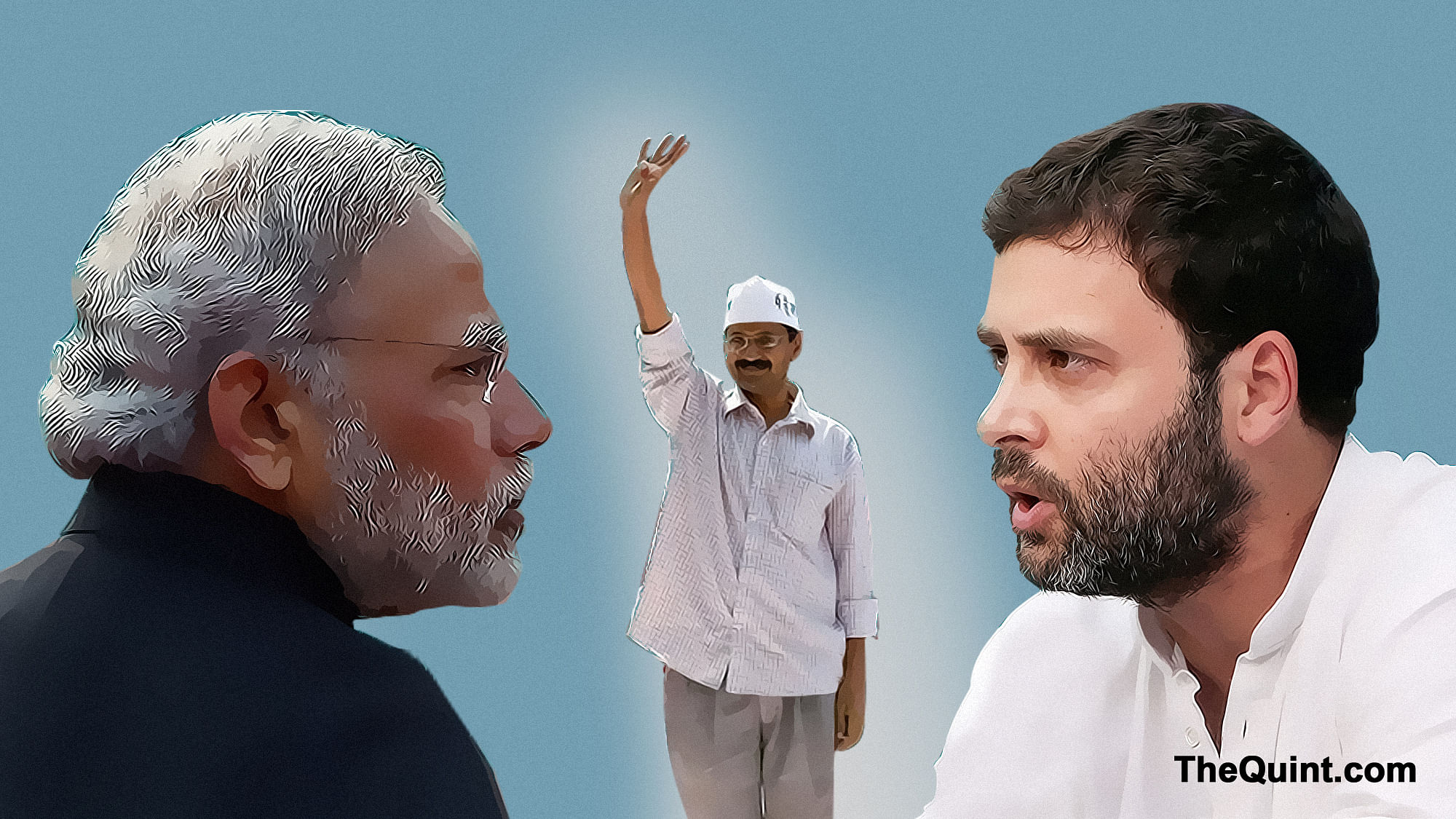 Kejriwal is the new entrant in politics of Gujarat, which has seen a two-way fight between BJP and Congress for a long time. (Image: <b>The Quint</b>/Hardeep Singh)