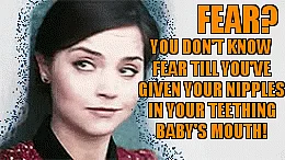 Truth be told, breastfeeding can be agonizing for the first month or two but the only way to do get past the bleeding nipples is to continue feeding. (Photo courtesy: Tumblr/mattsmithissexy)