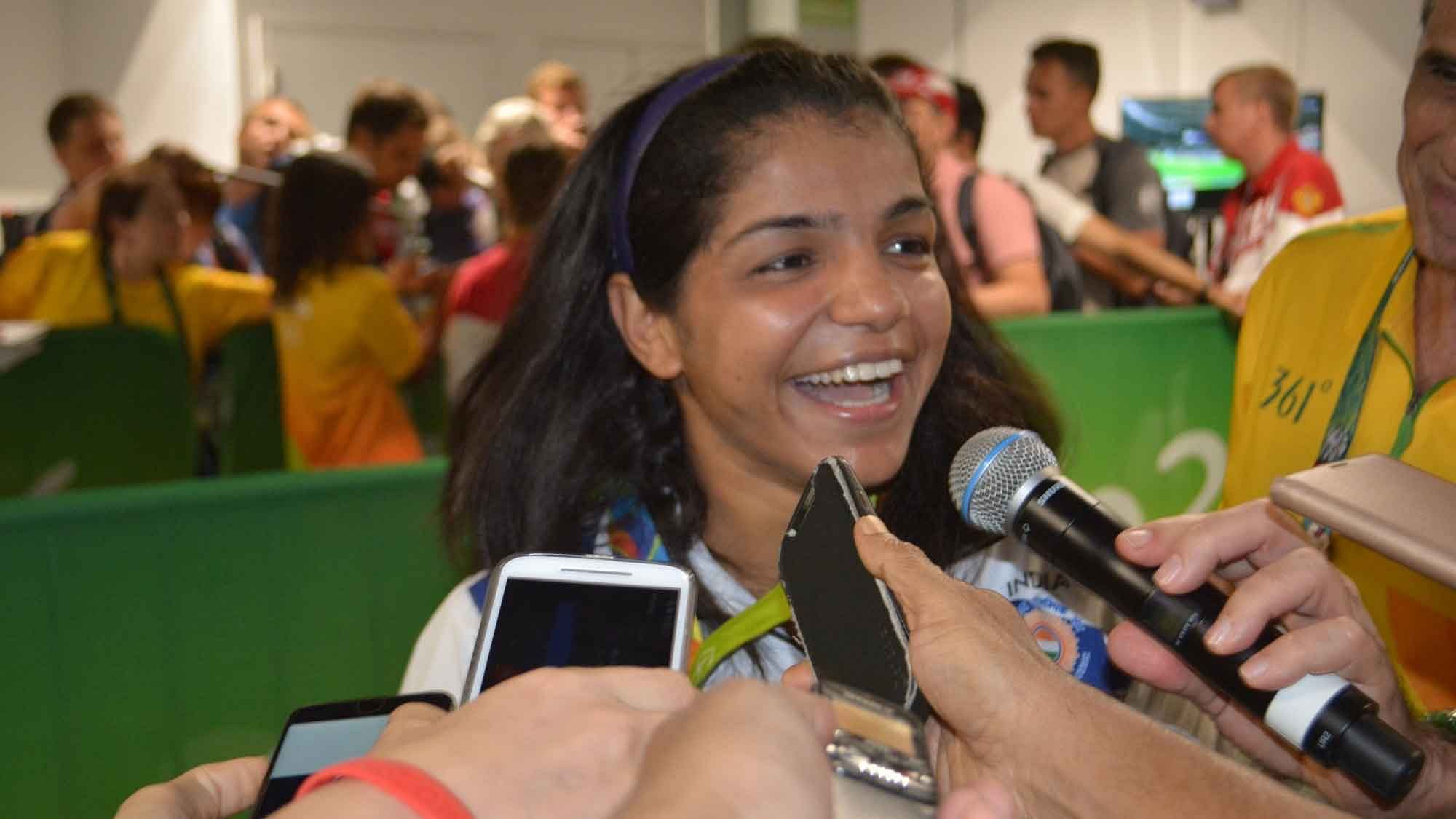 Bringing home India’s 25th Olympic medal and first women’s wrestling medal, Sakshi ended the country’s painful wait. (Photo: AP)
