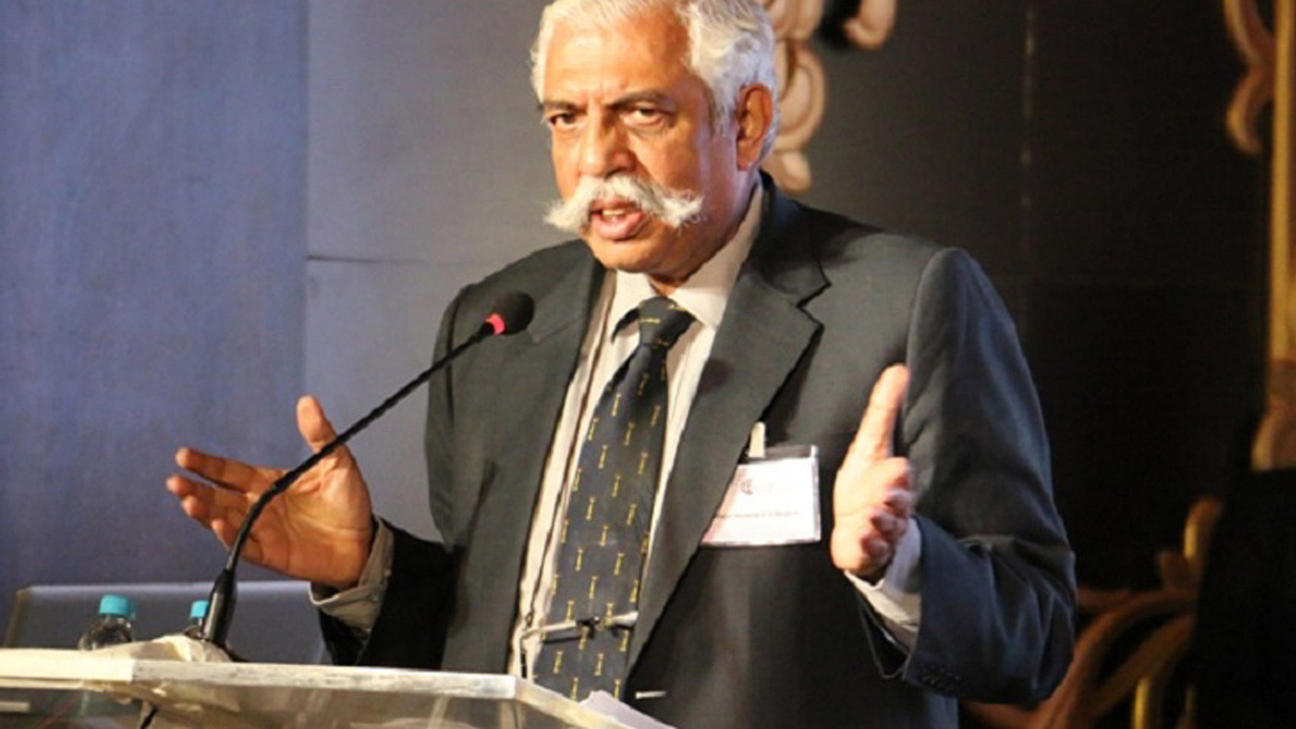 Retired army officer Major General GD Bakshi’s lecture has been termed “jingoistic” by a student. (Photo Courtesy: The News Minute)