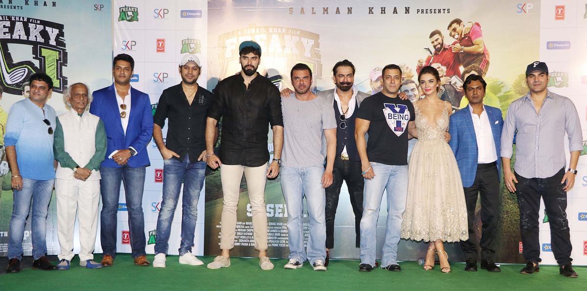 The cast and crew of ‘Freaky Ali’ made a happy picture in the presence of Bhai.