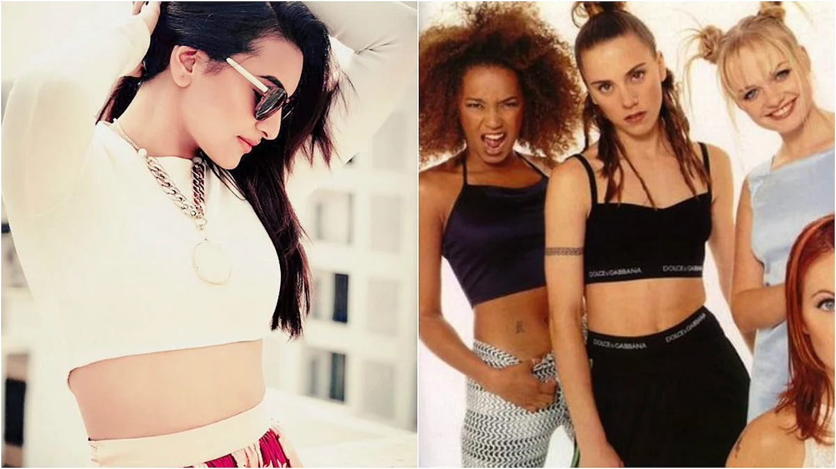 Sonakshi Sinha (left), Spice Girls (Photo Courtesy: Pinterest.com)