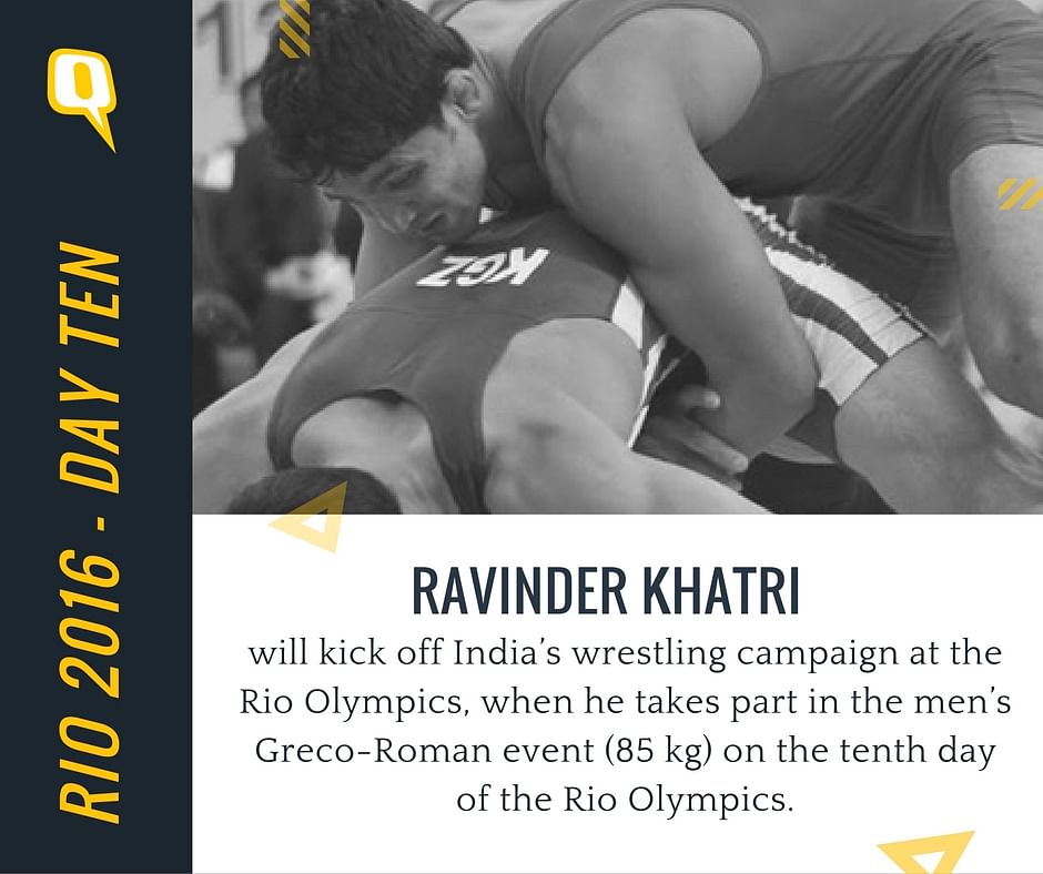 Take a look at India’s schedule for the tenth day of the Rio Olympics.