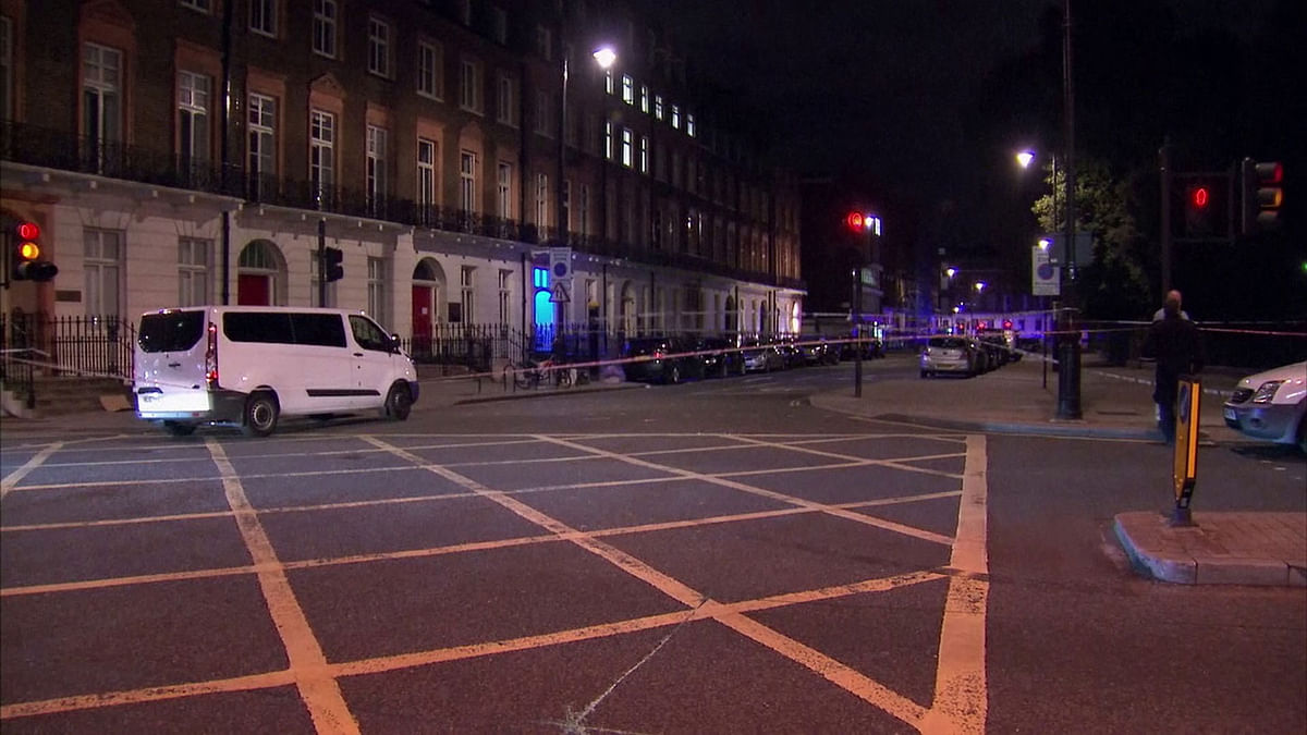 A knife-wielding man went on a stabbing spree in Central London on Wednesday night.