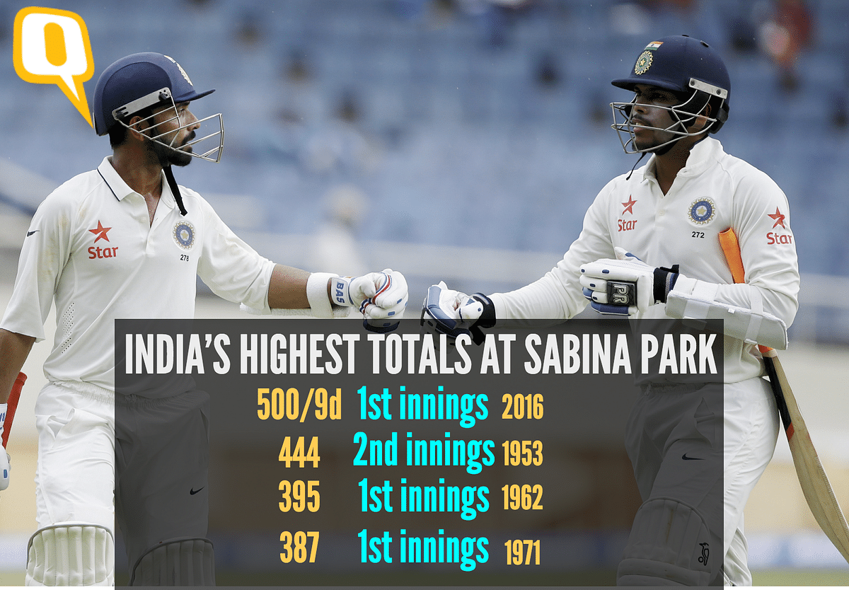 All the big statistical highlights from Day 3 of the Jamaica Test between India and West Indies.