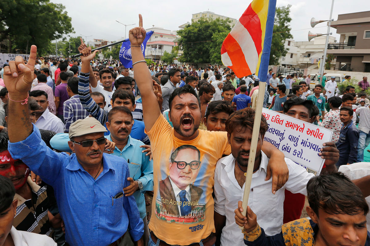 After the Patidar and Dalit protests, a bruised  BJP faces a new challenge in Gujarat in the form of Kejriwal.  