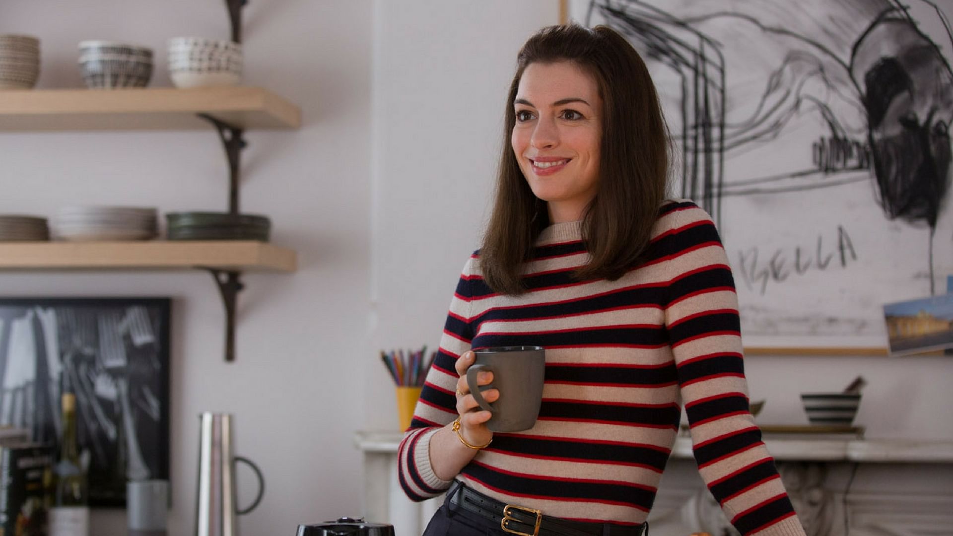 Anne Hathaway in a still from <i>The Intern</i>.&nbsp;
